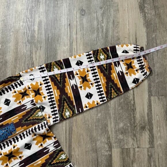 Vintage MFG Marithe Francois Girbaud Southwestern Sample Print Hoodie Size M - Picture 7 of 7